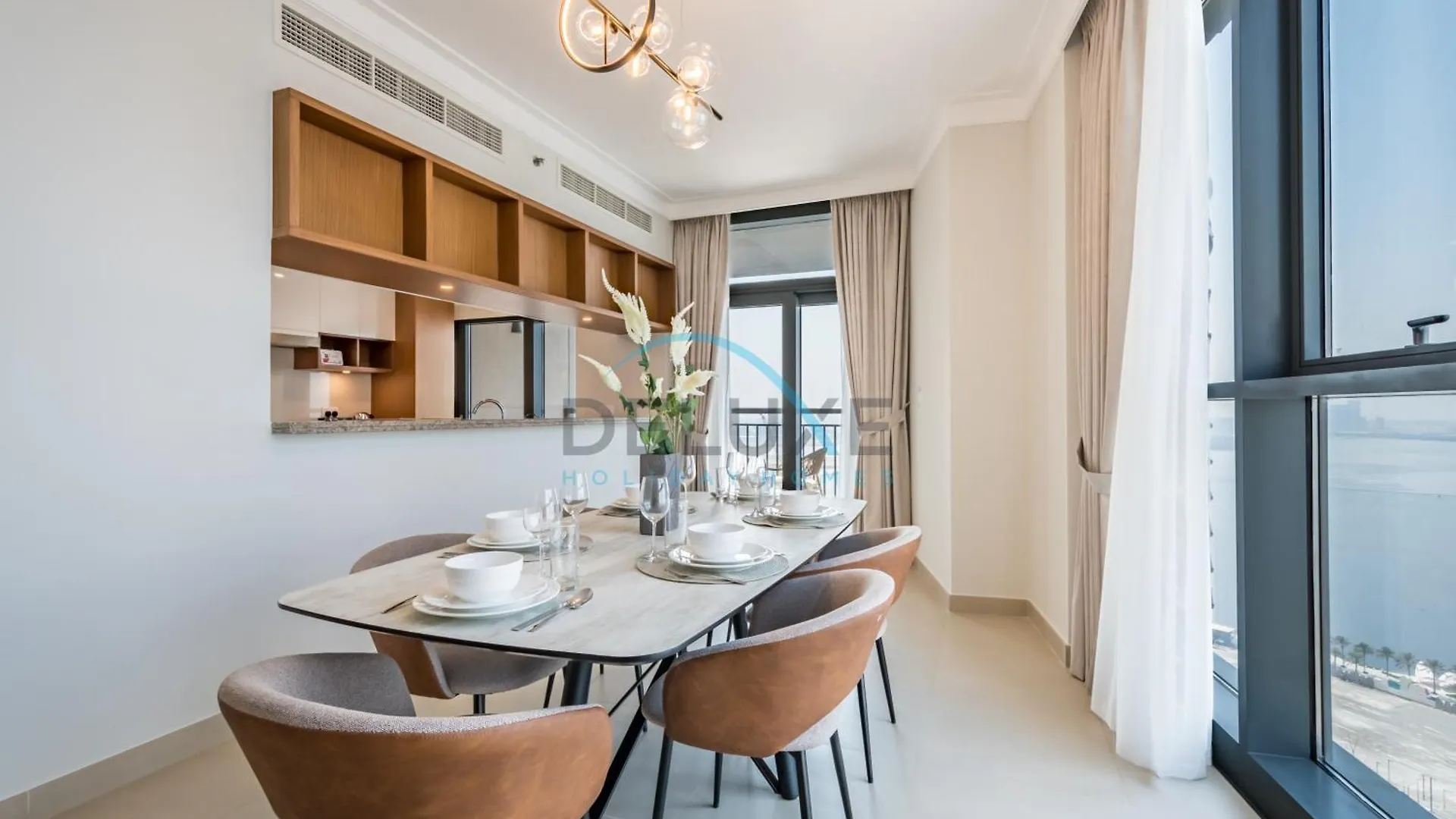 Spacious 3Br Apartment With Assistant Room & Stunning Creek Views In The Dubai Creek Residences South Tower 1, Creek Harbour By Deluxe Holiday Homes 0*,
