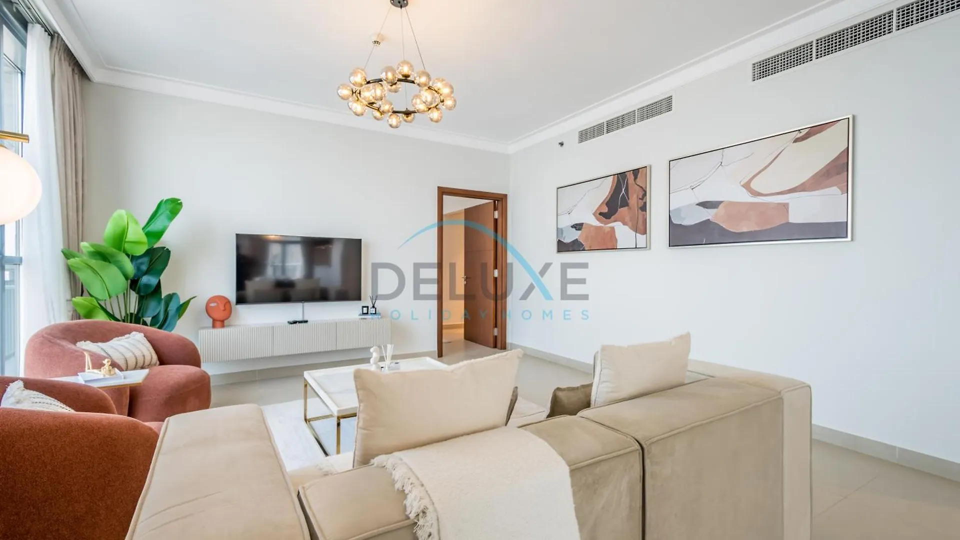 Spacious 3Br Apartment With Assistant Room & Stunning Creek Views In The Dubai Creek Residences South Tower 1, Creek Harbour By Deluxe Holiday Homes