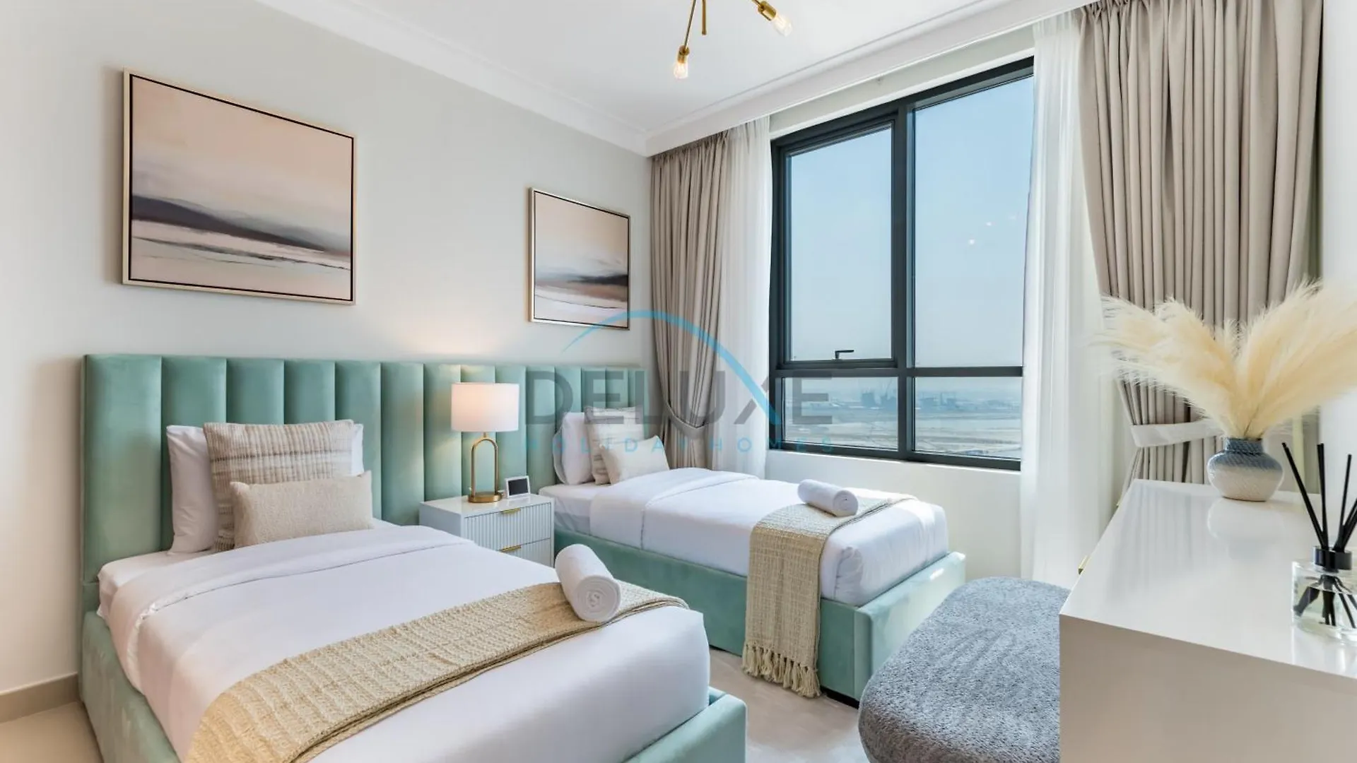 Spacious 3Br Apartment With Assistant Room & Stunning Creek Views In The Dubai Creek Residences South Tower 1, Creek Harbour By Deluxe Holiday Homes