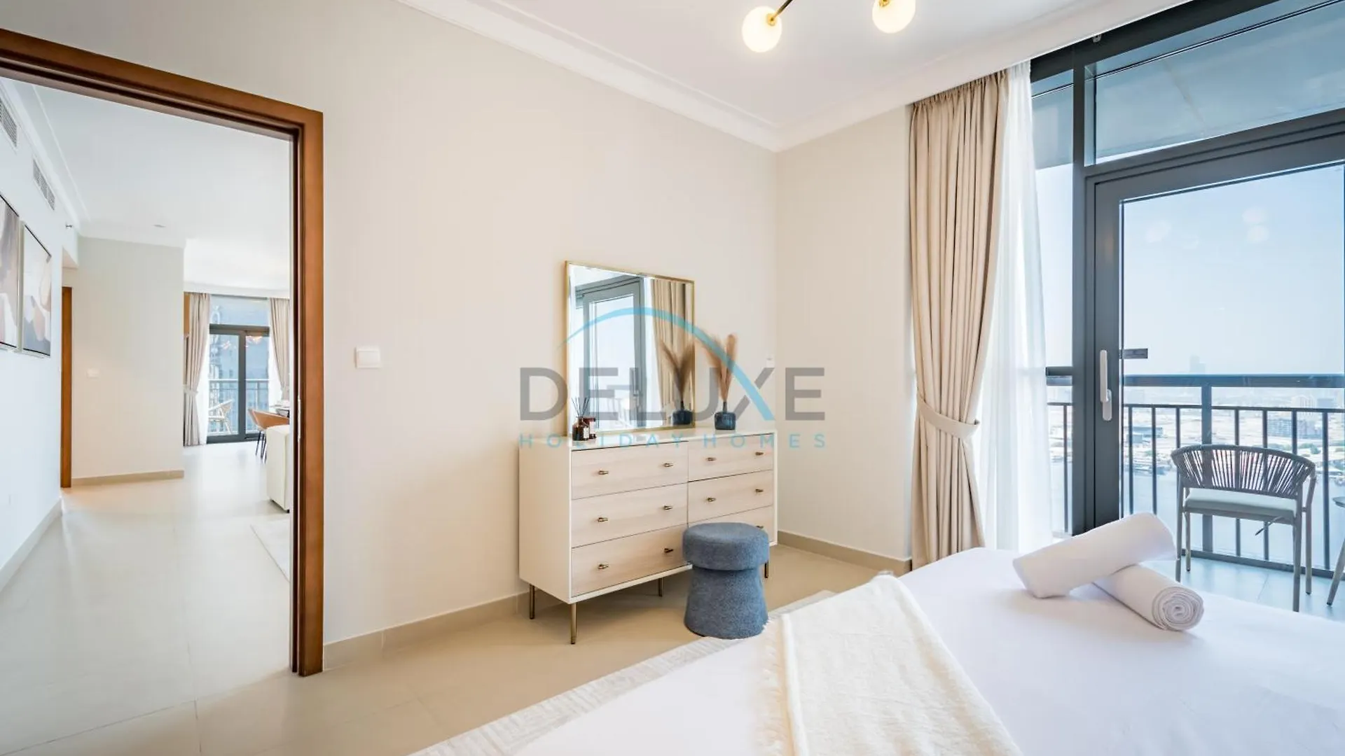 Spacious 3Br Apartment With Assistant Room & Stunning Creek Views In The Dubai Creek Residences South Tower 1, Creek Harbour By Deluxe Holiday Homes United Arab Emirates